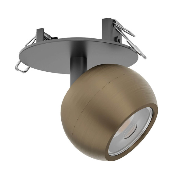 Eglo LED Spot Mengibar Sphere dimmbar 4,8W CCT warm-/neutral-/tageslichtweiss 2700/4000/6500K Bronze Schwarz Ø9cm 902726