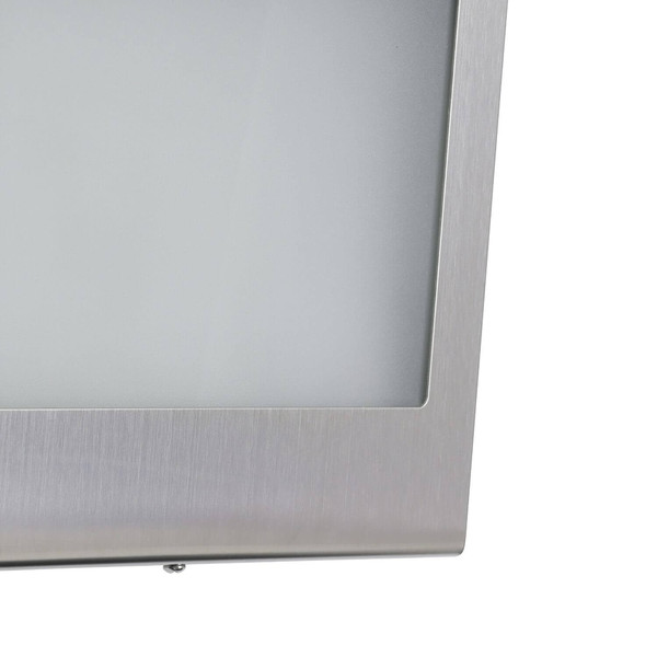 Eglo LED Solarleuchte Orimini 2-flammig 2x 0,06W IP44 Edelstahl 30x20cm 90497