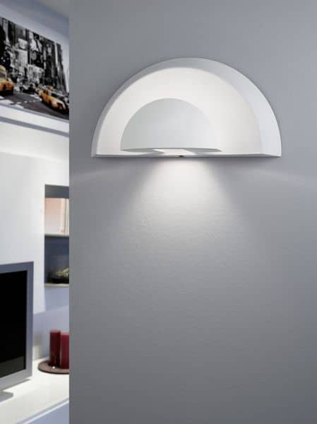 Eglo 92758 Manerba 1 Wandleuchte 33W Stahl weiss