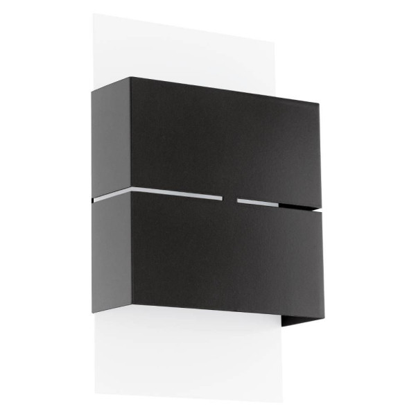 Eglo 93254 KIBEA LED Außen-Wand-/Deckenleuchte 2x2,5W Weiss Anthrazit Warmweiss IP54