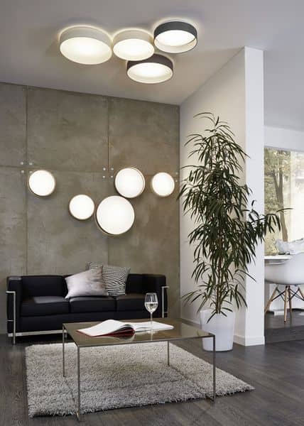 Eglo 93395 Palomaro LED Deckenleuchte 12W weiss anthrazit