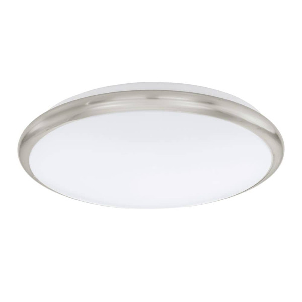 Eglo 93498 Manilva LED Wandleuchte / Deckenleuchte 12W Stahl nickel-matt weiss