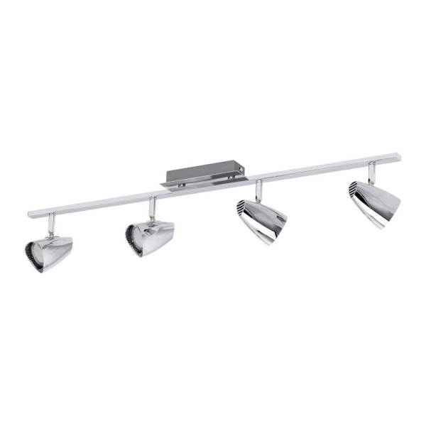 Eglo 93675 Corbera LED Spot 4x3W Stahl Kunststoff chrom