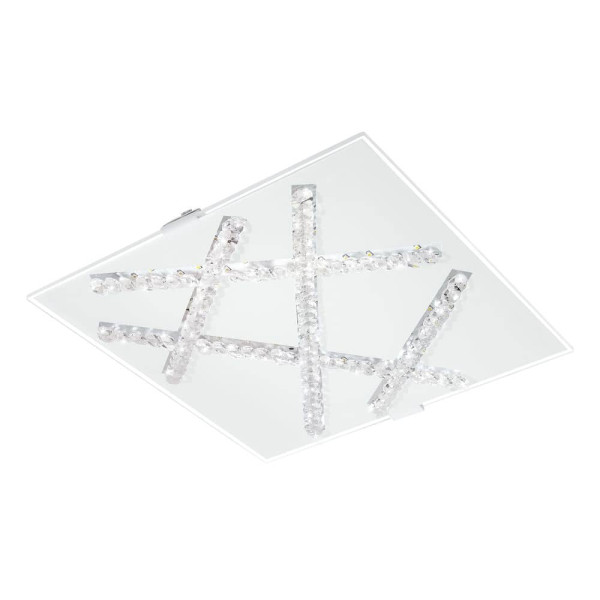 Eglo 93764 Sorrenta LED Wandleuchte / Deckenleuchte 9.7W Stahl weiss klar