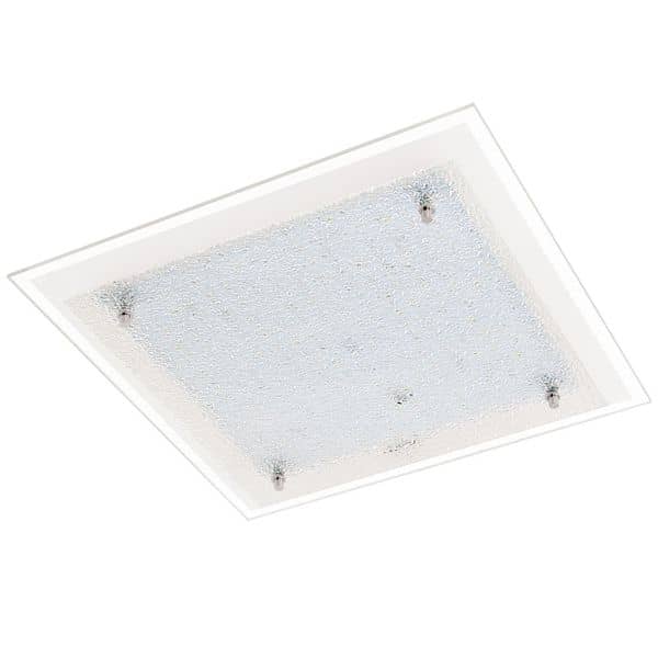 Eglo 94447 Priola LED Wandleuchte / Deckenleuchte 16W Stahl weiss chrom 4000K