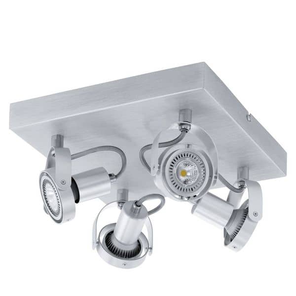Eglo 94645 Novorio LED Spot 4x5W Stahl Alu-gebürstet
