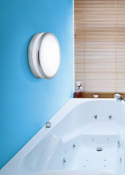 Eglo 94999 LED PALERMO LED Wand-/Deckenleuchte 3x5,7W Ø300mm Chrom Weiss Warmweiss IP44