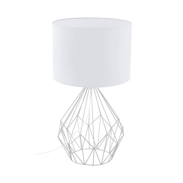 Eglo 95187 Pedregal 1 Tischleuchte E27 Stahl Chrom