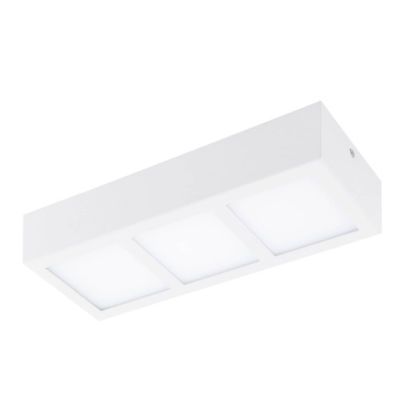 Eglo 95202 Colegio LED Wand-/Deckenleuchte 3x4,2W Stahl Weiss