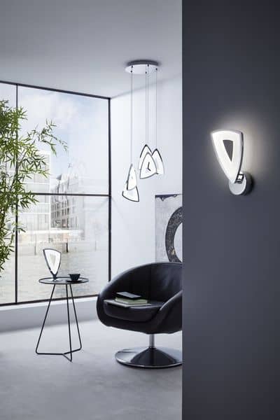 Eglo 95219 Amonde LED Hängeleuchte 5x6W Aluguss Chrom