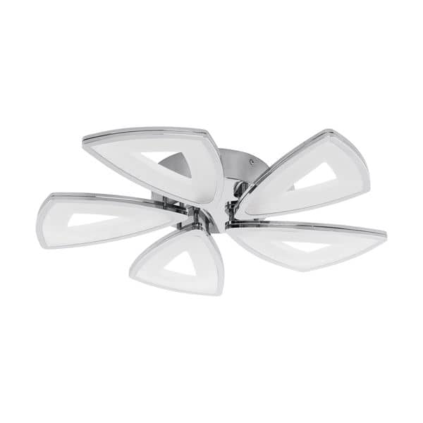 Eglo 95221 Amonde LED Deckenleuchte 5x6W Propeller Chrom