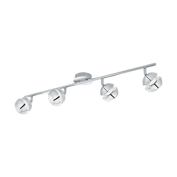 Eglo 95481 Nocito 1 LED Spot 4x4W Stahl Chrom Weiss