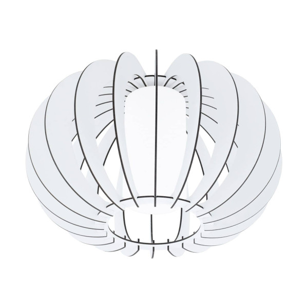 Eglo 95605 Stellato 2 Deckenleuchte E27 Holz Glas weiss