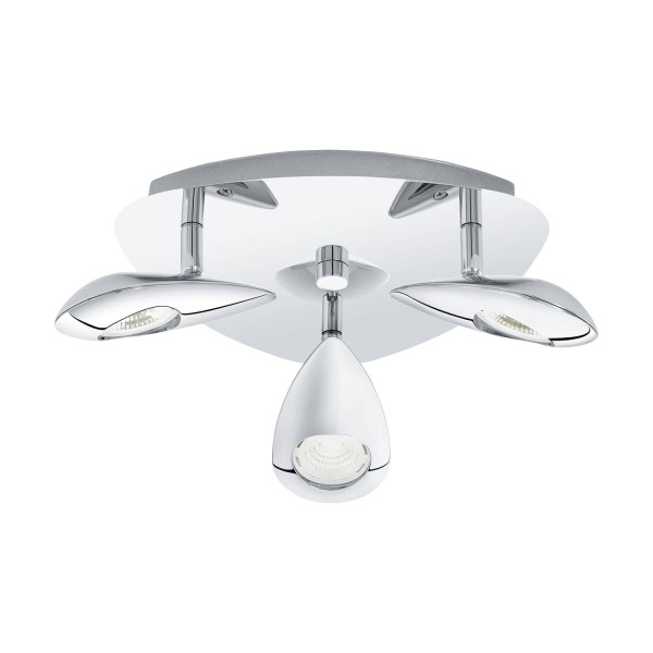 Eglo 95752 Pedregal LED Deckenleuchte 3x3,3W Stahl Chrom
