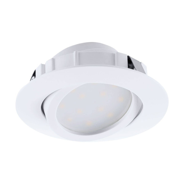 Eglo 95854 Pineda LED Einbauleuchte 1x6W schwenkbar Ø8,4cm Weiss