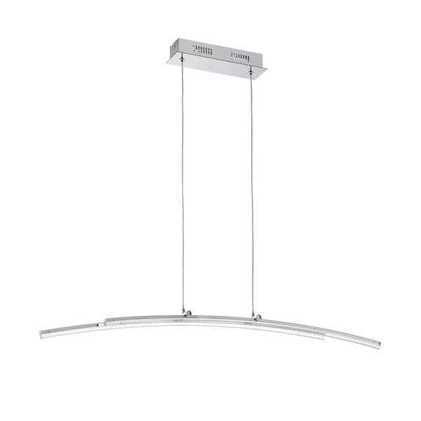 Eglo 96096 Pertini LED Pendelleuchte 2x10,8W Stahl Alu Chrom