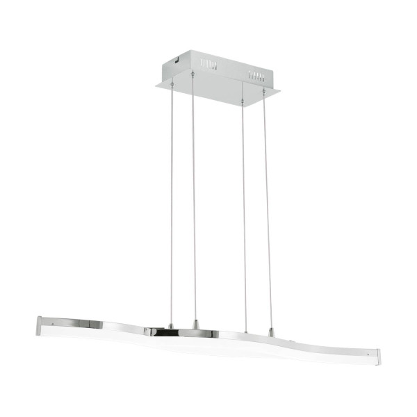 Eglo 96101 Lasana 2 LED Pendelleuchte 2x10,5W Stahl Alu Chrom