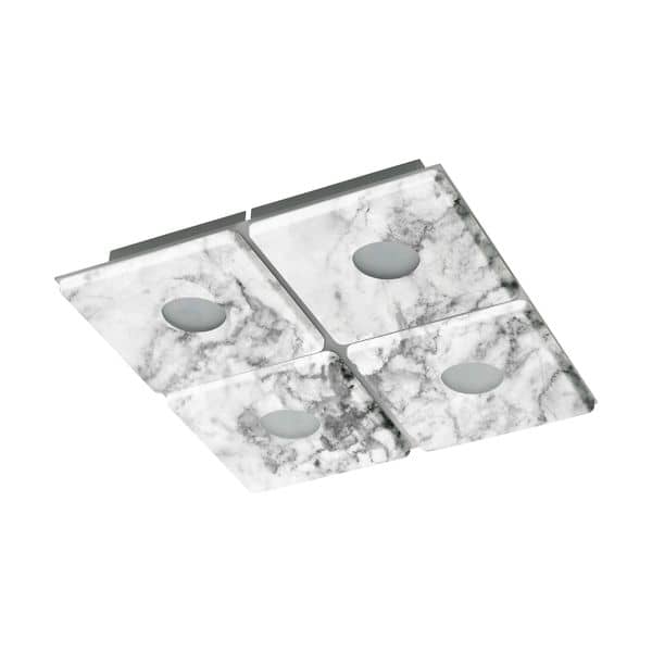 Eglo 96487 Aliste LED Wand-/Deckenleuchte 5,4W grau weiss