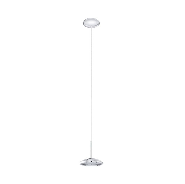 Eglo 96507 Tarugo 1 LED Pendelleuchte 5,2W chrom weiss