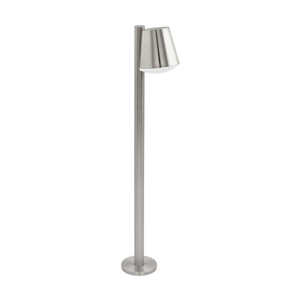 Eglo 97485 CALDIERO-C LED E27 Außen-Stehleuchte 9W 240x140mm Edelstahl Weiss IP44 9002759974855