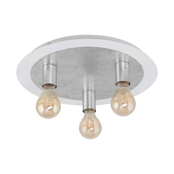 EGLO 97495 PASSANO LED Deckenleuchte silber E27 3x4W