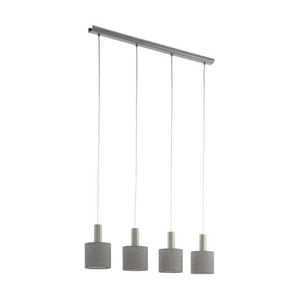 EGLO 97674 CONCESSA 2 Pendelleuchte grau 4xE27