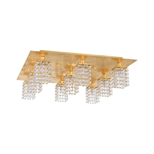 EGLO 97722 PYTON GOLD LED Deckenleuchte klar G9 9x3W