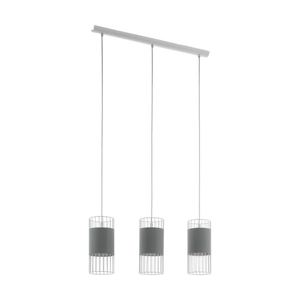 EGLO 97955 NORUMBEGA Pendelleuchte grau 3xE27