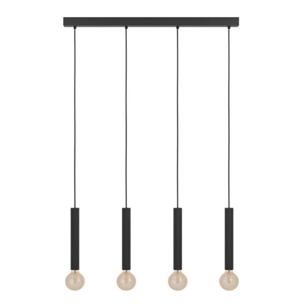 Eglo 98057 CORTENOVA E27 4-fach Hängeleuchte 840x60mm Schwarz