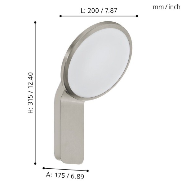 Eglo 98127 CICERONE LED Außen-Wandleuchte 11W Warmweiss IP44