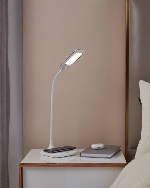 Eglo 98247 MASSERIE LED Tischleuchte 3,4W Weiss 3-step dimming neutralweiss dimmbar