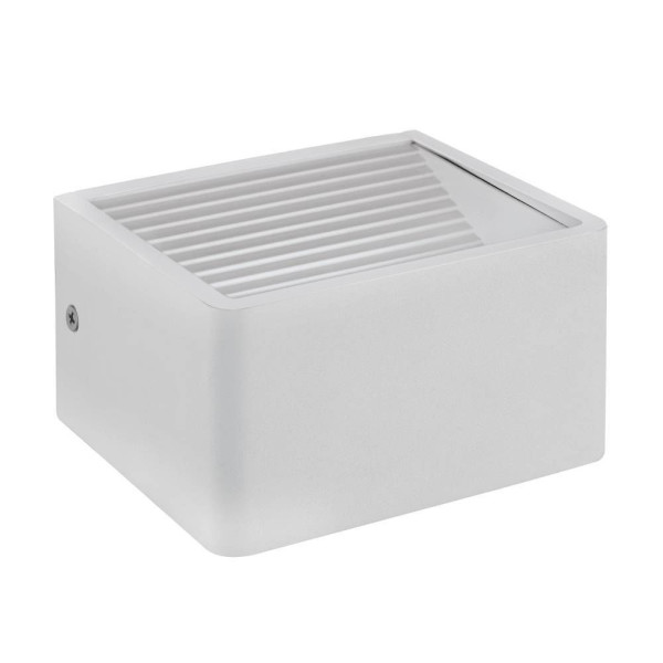 Eglo 98266 DONINNI 1 LED Außen-Wand-/Deckenleuchte 6,2W 135x120mm Weiss Warmweiss IP55