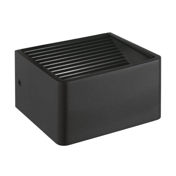 Eglo 98269 DONINNI 1 LED Außen-Wand-/Deckenleuchte 6,2W 135x120mm Anthrazit Warmweiss IP55