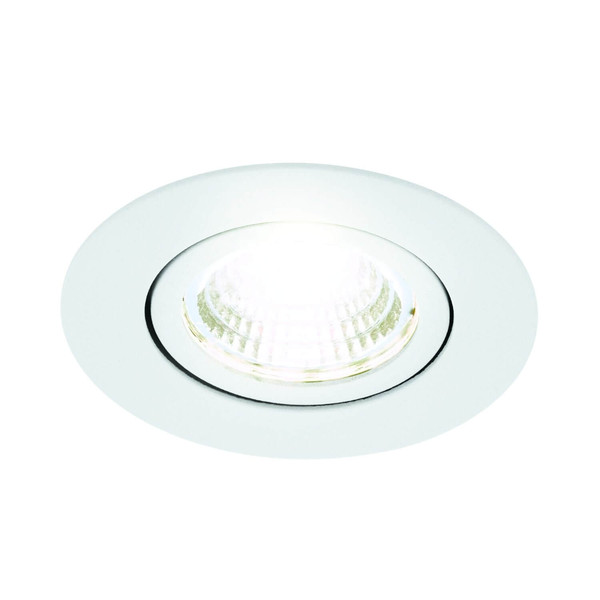 Eglo LED Einbauspot Saliceto dimmbar 6,4W neutralweiss 4000K Weiss Aluminium Ø9cm 98305