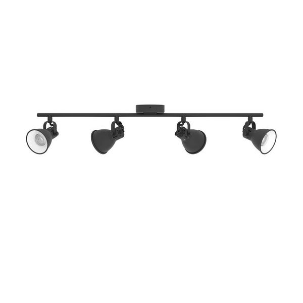 Eglo 98408 SERAS 2 LED GU10 4-fach Spotleuchte 4x3W 770x65mm Schwarz