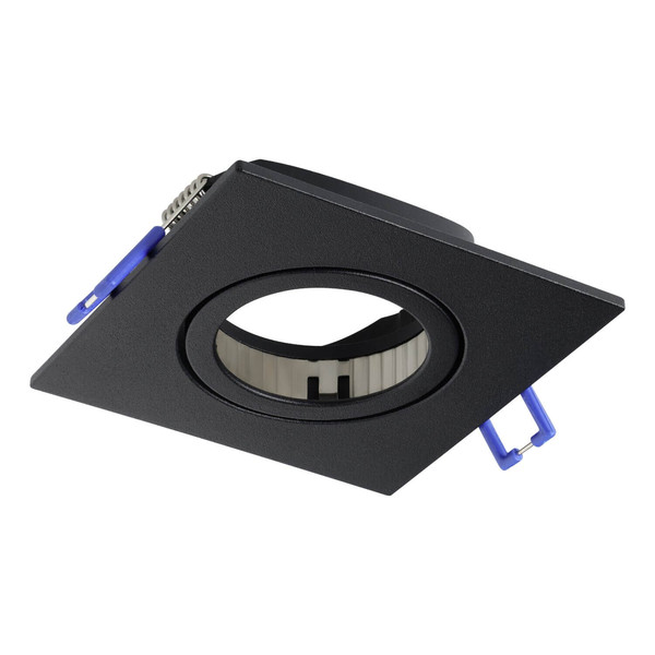 Eglo LED Einbauspot Saliceto dimmbar 4,8W warmweiss 2700K Schwarz Aluminium 9x9cm 98611
