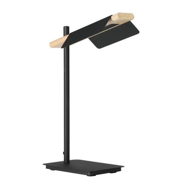 Eglo 98837 ERMUA LED Tischleuchte 4,5W 330x165mm Schwarz Braun Weiss warmweiss