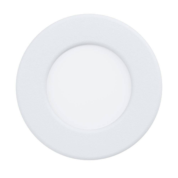 Eglo 99202 FUEVA 5 LED Einbauleuchte 2,7W Einbauspot Ø86mm Weiss Warmweiss IP44