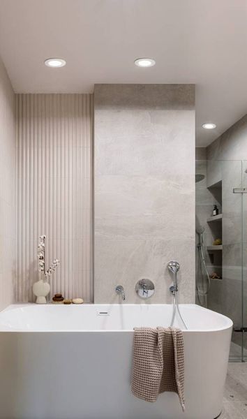 Eglo 99206 FUEVA 5 LED Einbauleuchte 2,7W Einbauspot Ø86mm Weiss Neutralweiss IP44