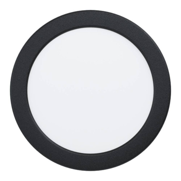 Eglo 99212 FUEVA 5 LED Einbauleuchte 11W Einbaustrahler Ø166mm Schwarz Weiss Warmweiss IP44