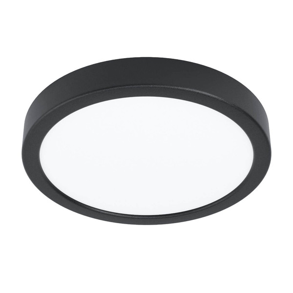 Eglo LED Aufbauleuchte Fueva 5 dimmbar 17W warmweiss 3000K Schwarz Stahl Ø21cm 99263