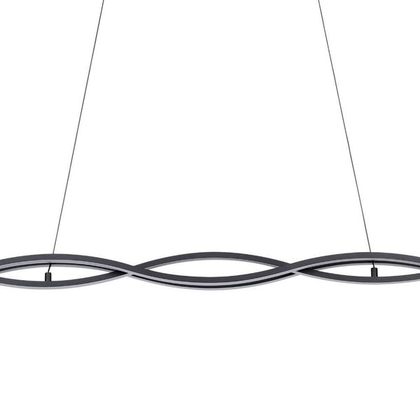 Eglo 99317 LASANA 3 LED Hängeleuchte 33W 985x80mm Schwarz Weiss warmweiss