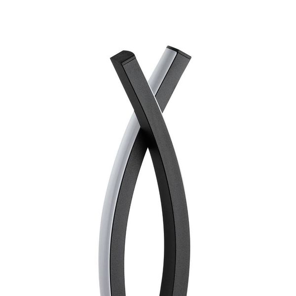 Eglo 99318 LASANA 3 LED Tischleuchte 11,5W 160x100mm Schwarz Weiss warmweiss