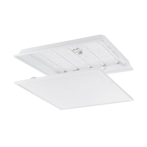 Eglo LED Deckenleuchte Herrora-Z Smart dimmbar 22W CCT warm-/tageslichtweiss 2700-6500K Zigbee Weiss Aluminium 45x45cm 99639