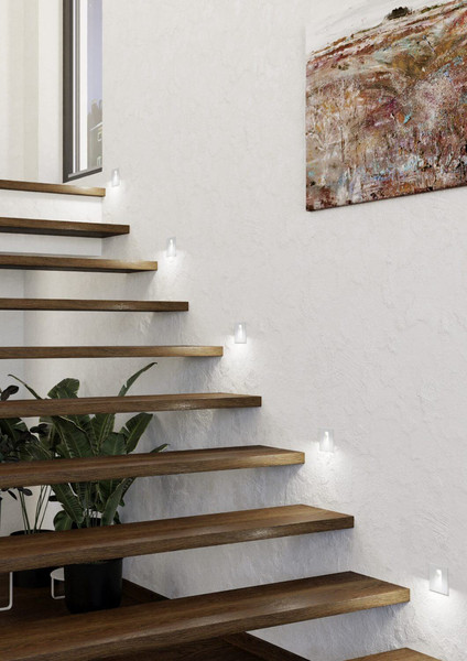 Eglo LED Einbauspot Mecinos 2W warmweiss 3000K Weiss Stahl 8x8cm 99643
