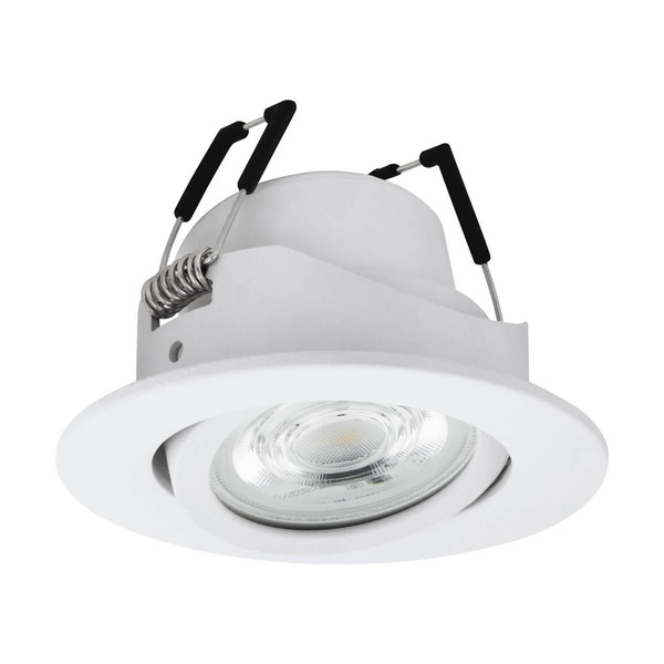 Eglo LED Einbauspot Saliceto-Z Smart dimmbar 4,7W RGB CCT warm-/tageslichtweiss 2700-6500K Zigbee Weiss Aluminium Ø9cm 99671
