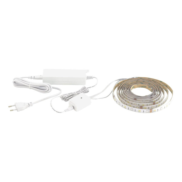 Eglo LED-Streifen LED Stripe-Z Smart dimmbar 11W RGB CCT warm-/tageslichtweiss 2700-6500K Zigbee Weiss 5m 99686