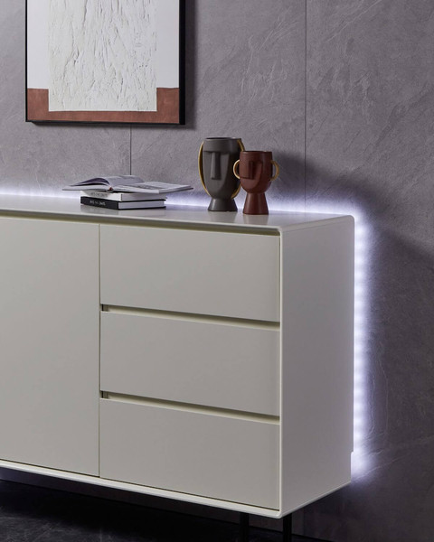 Eglo LED-Streifen LED Stripe-Z Smart 8-flammig dimmbar 8x 3W RGB CCT warm-/tageslichtweiss 2700-6500K Zigbee Weiss 8m 99687