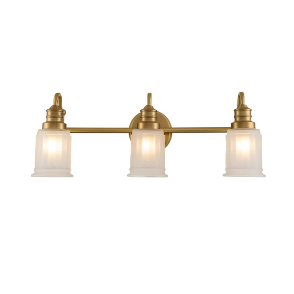 Elstead Swell 3 Bad-Wandleuchte 3-flammig G9 dimmbar IP44 warmweiss 9W Gold