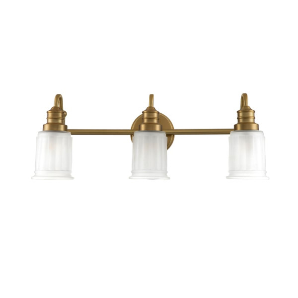 Elstead Swell 3 Bad-Wandleuchte 3-flammig G9 dimmbar IP44 warmweiss 9W Gold